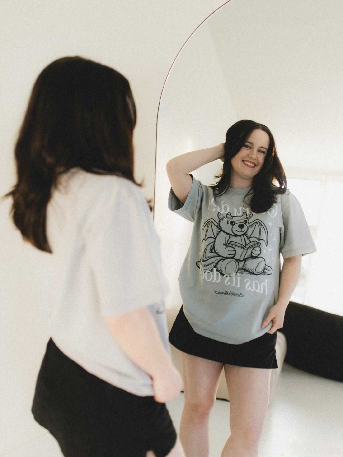 The Bartholomew Gargoyle Tee from Next Chapter is inspired by The Knight and the Moth and officially licensed by Rachel Gillig. Rachel Gillig merch. The Stonewater Kingdom series.