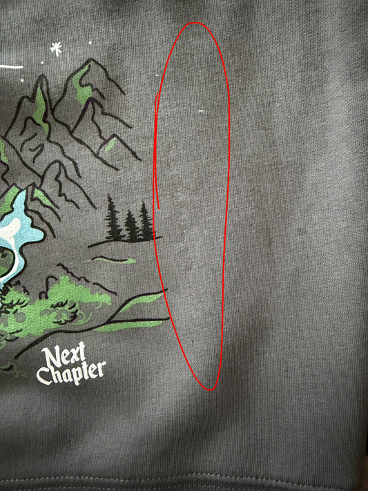 The Unlikely Trio Crewneck (Medium - IMPERFECT)