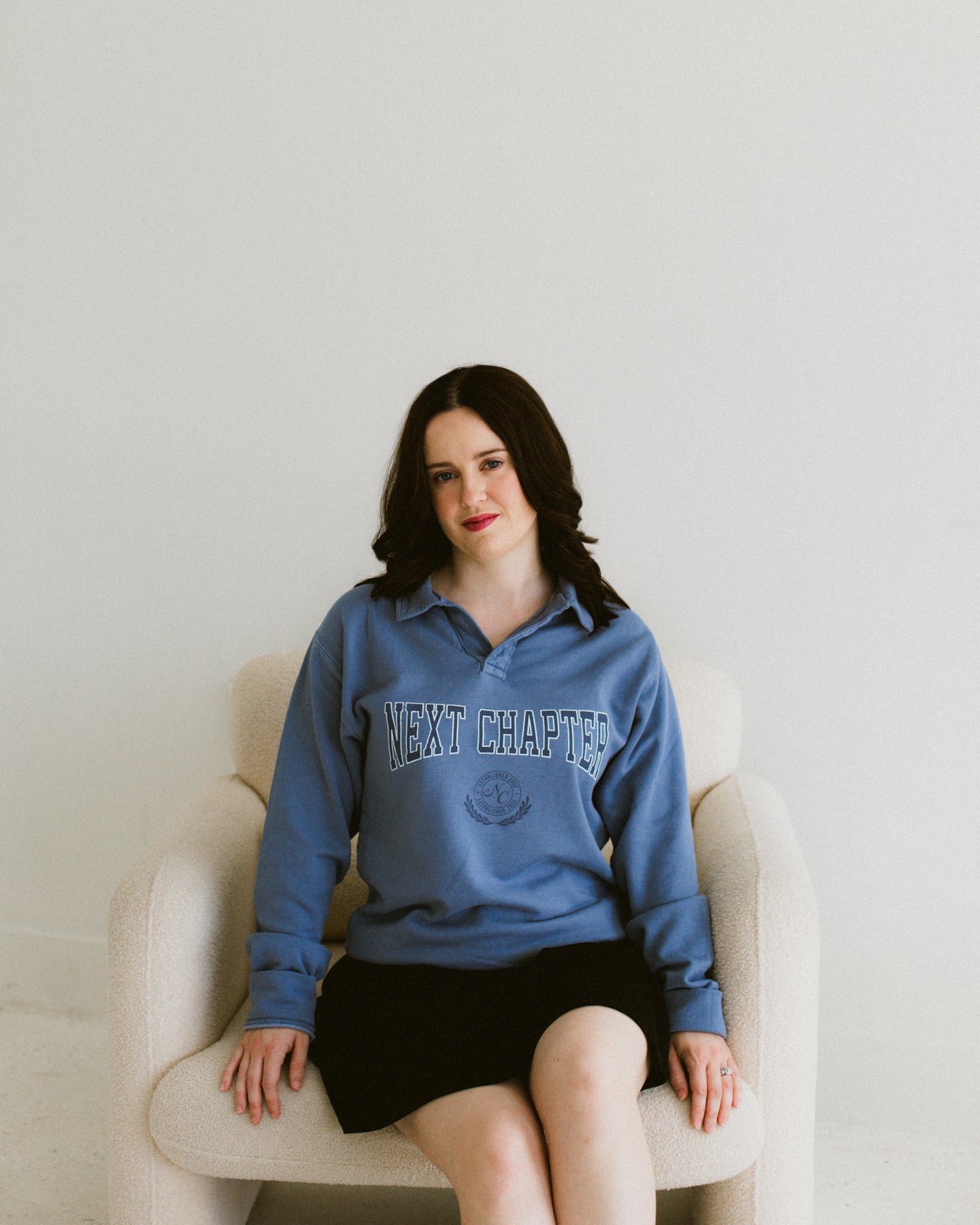 Next Chapter Collared Pullover
