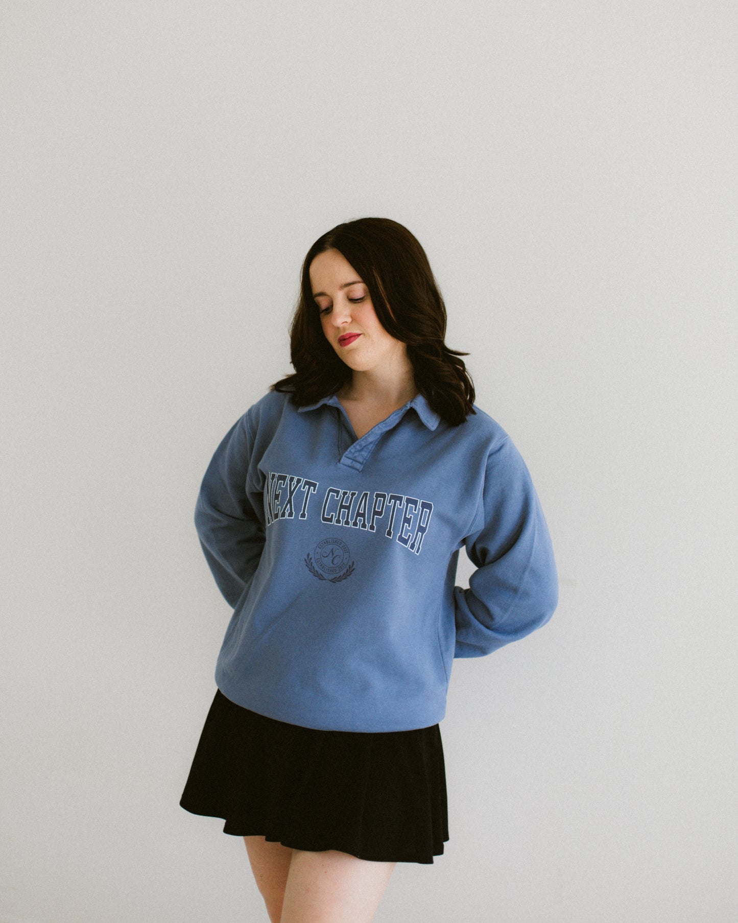 Next Chapter Collared Pullover