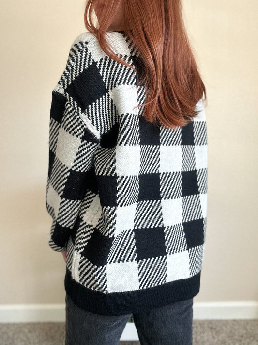Heiress Checkered Sweater