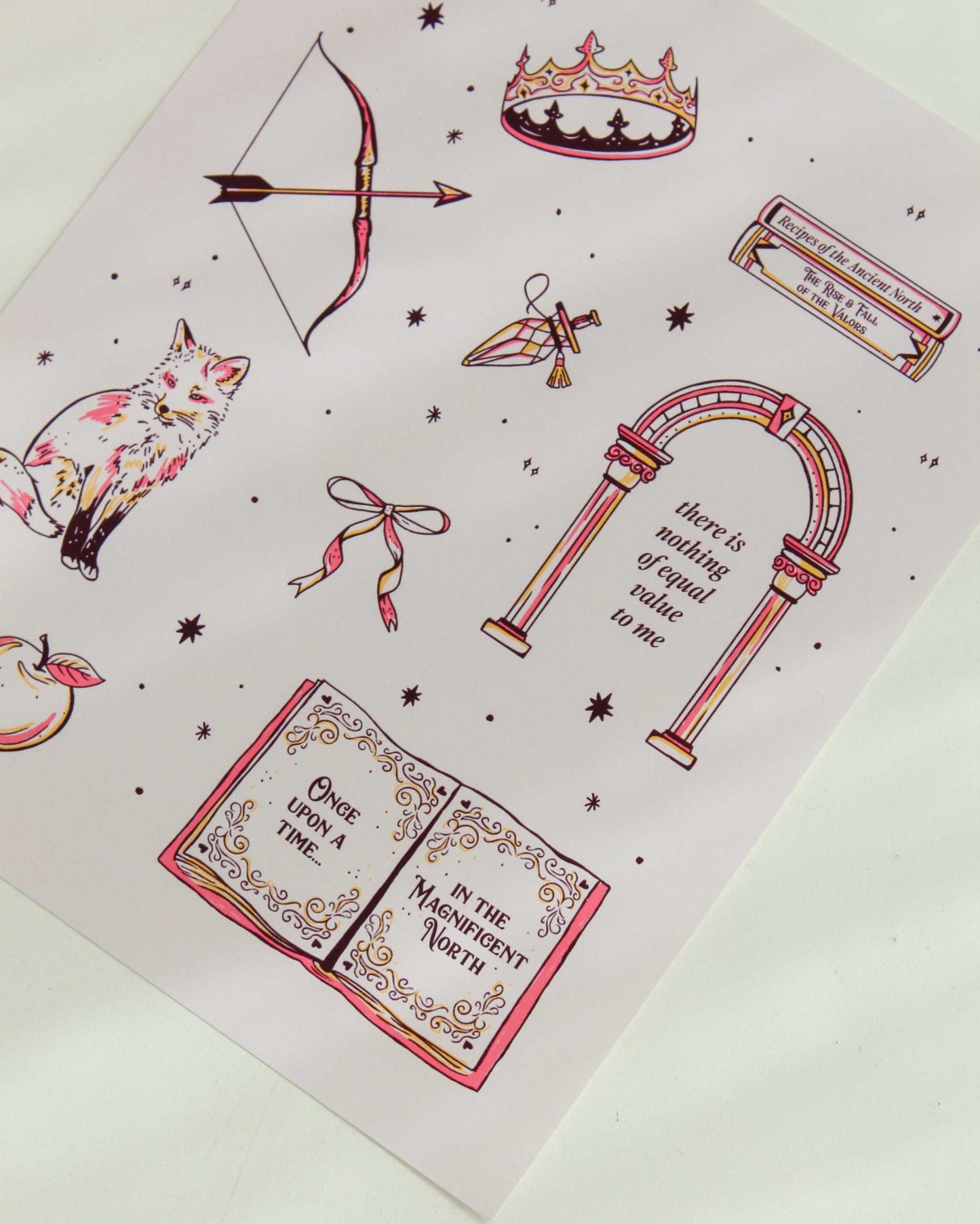 Once Upon a Broken Heart Art Print officially licensed by Stephanie Garber. Licensed Once Upon a Broken Heart merch from Next Chapter. 