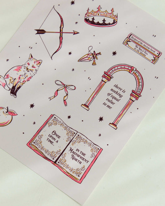 Once Upon a Broken Heart Art Print officially licensed by Stephanie Garber. Licensed Once Upon a Broken Heart merch from Next Chapter. 