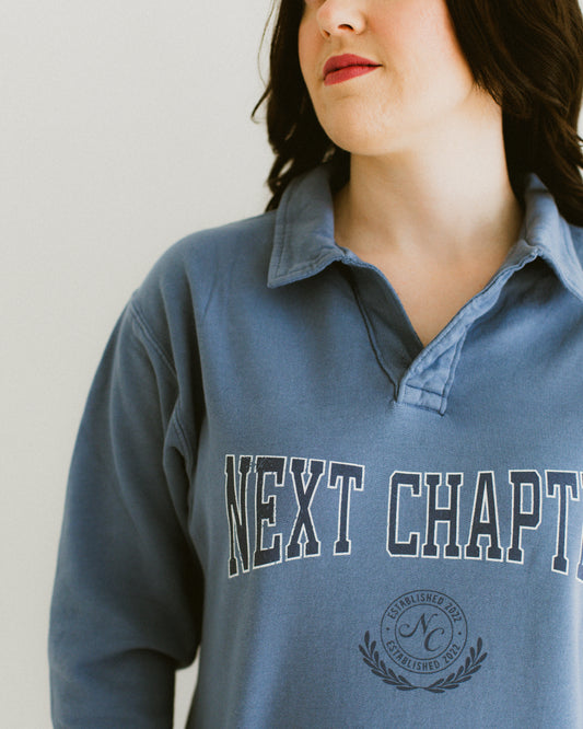 Next Chapter Collared Pullover