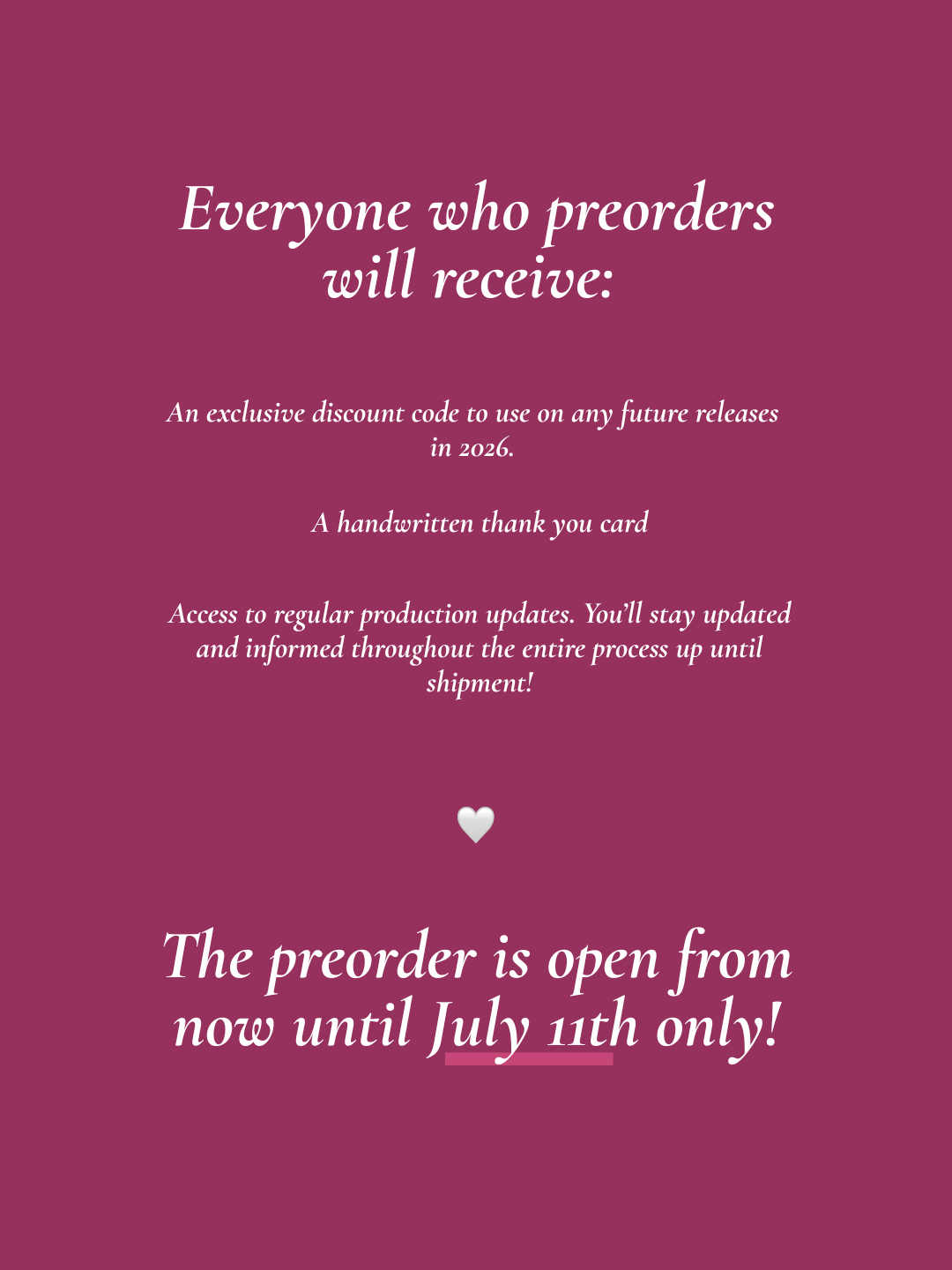 Mystery Item! (PREORDER)