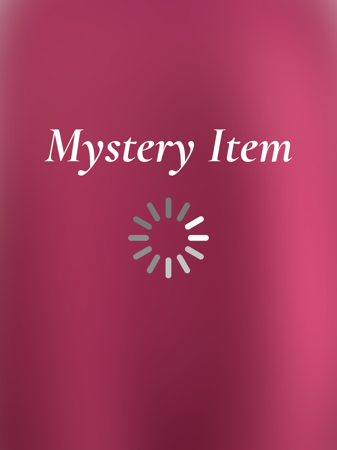 Mystery Item! (PREORDER)