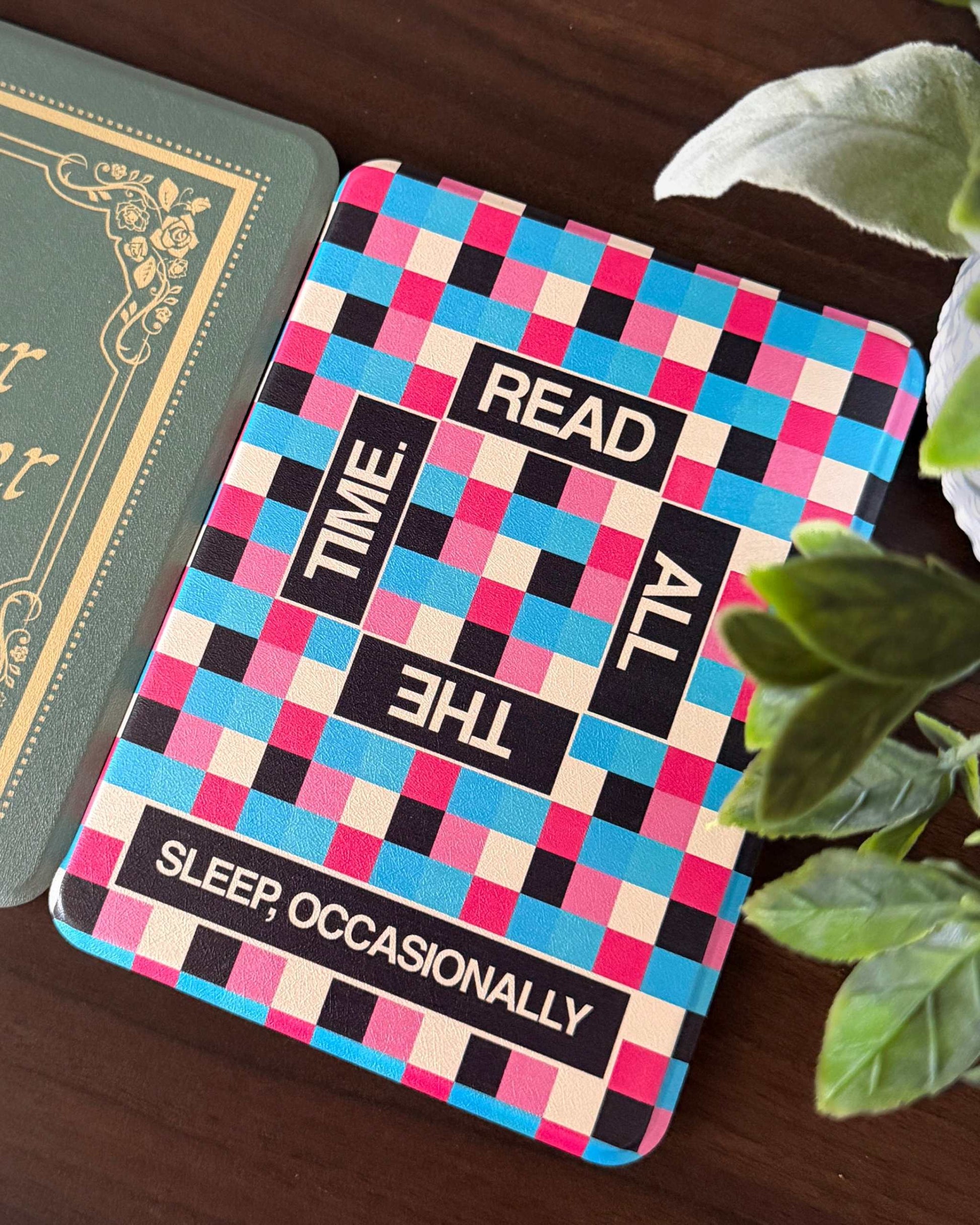 Harry Styles Read All The Time Kindle Case from Next Chapter. Harry Styles inspired Kiss All The Time Disco Occasionally colorful kindle case. 